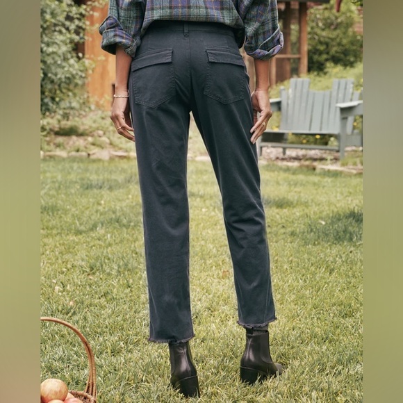 FRANK & EILEEN
Blackrock Utility Pant In Washed Black - Picture 9 of 10